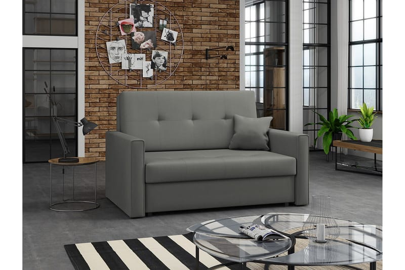 Denegal 2-seters Sovesofa - Mørkegrå - Møbler - Sofaer - Sovesofaer - 2 seters sovesofa