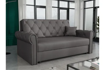 Denegal 2-seters Sovesofa - Mørkegrå - Møbler - Sofaer - Sovesofaer - 2 seters sovesofa