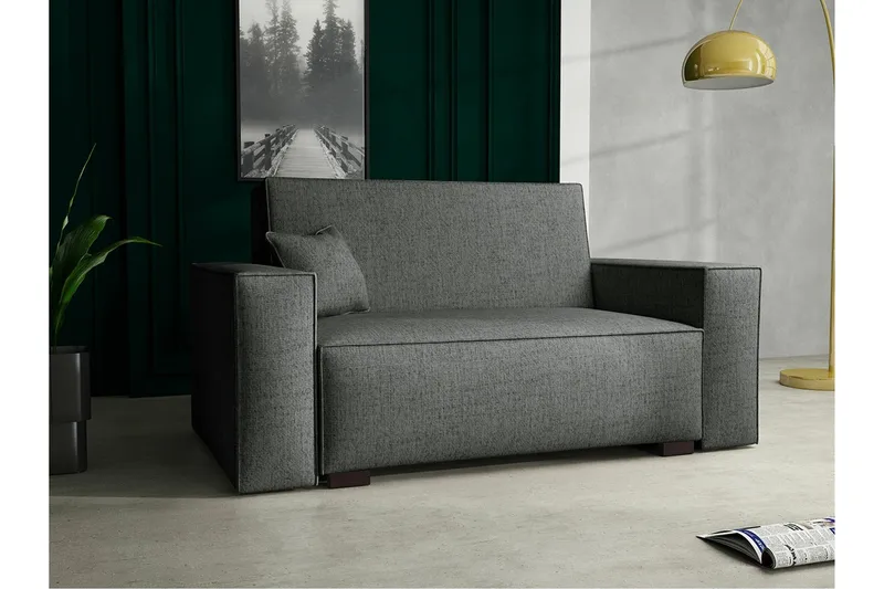 Denegal 2-seters Sovesofa - Mørkegrå - Møbler - Sofaer - Sovesofaer - 2 seters sovesofa