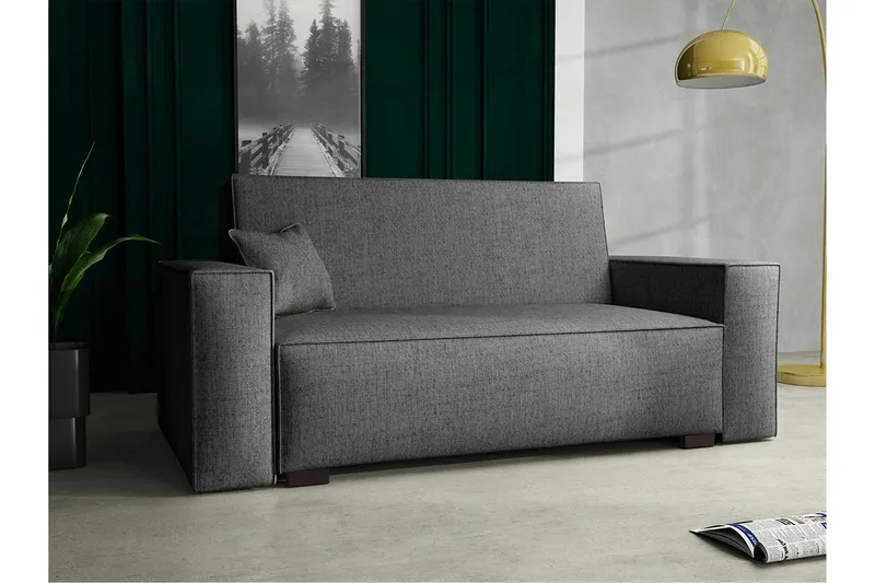 Denegal 2-seters Sovesofa - Mørkegrå - Møbler - Sofaer - Sovesofaer - 2 seters sovesofa