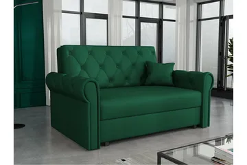 Denegal 2-seters Sovesofa - Mørkegrønn - Møbler - Sofaer - Sovesofaer - 2 seters sovesofa