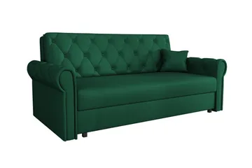 Denegal 2-seters Sovesofa - Mørkegrønn - Møbler - Sofaer - Sovesofaer - 2 seters sovesofa