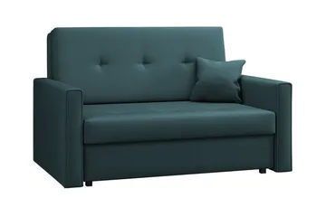 Denegal 2-seters Sovesofa - Mørkegrønn/Blå - Møbler - Sofaer - Sovesofaer - 2 seters sovesofa