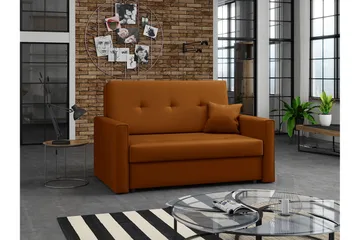 Denegal 2-seters Sovesofa - Mørkegul - Møbler - Sofaer - Sovesofaer - 2 seters sovesofa