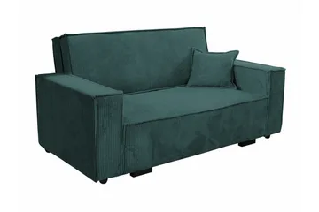 Denegal 2-sits Bäddsoffa Dark Green/Blue - Møbler - Sofaer - Sovesofaer - 2 seters sovesofa