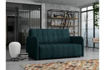 Denegal 2-sits Bäddsoffa Dark Green/Blue - Møbler - Sofaer - Sovesofaer - 2 seters sovesofa