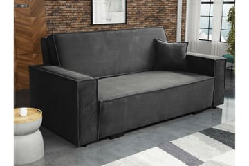 Denegal 2-sits Bäddsoffa Dark grey - Møbler - Sofaer - Sovesofaer - 2 seters sovesofa