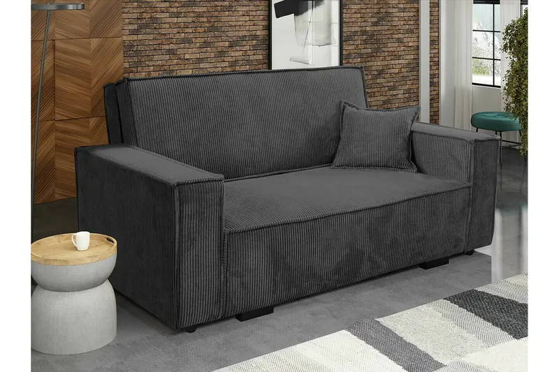 Denegal 2-sits Bäddsoffa Dark grey - Møbler - Sofaer - Sovesofaer - 2 seters sovesofa