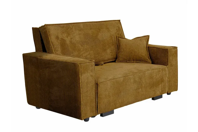 Denegal 2-sits Bäddsoffa Dark yellow