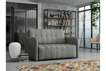 Denegal 2-sits Bäddsoffa Grey - Møbler - Sofaer - Sovesofaer - 2 seters sovesofa