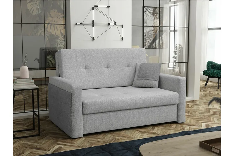 Denegal 2-sits Bäddsoffa Light grey/Dark grey - Møbler - Sofaer - Sovesofaer - 2 seters sovesofa