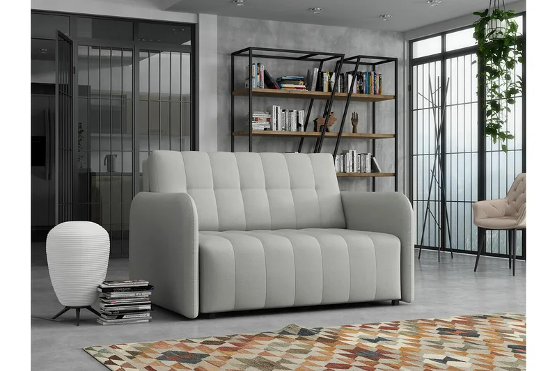 Denegal 2-sits Bäddsoffa Light grey/Dark grey - Møbler - Sofaer - Sovesofaer - 2 seters sovesofa