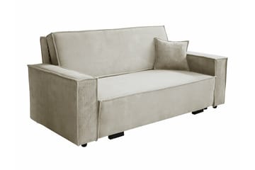 Denegal 2-sits Bäddsoffa NO_BRAND beige - Møbler - Sofaer - Sovesofaer - 2 seters sovesofa