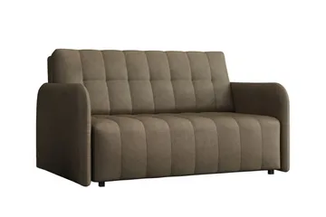 Denegal 2-sits Bäddsoffa NO_BRAND Brown - Møbler - Sofaer - Sovesofaer - 2 seters sovesofa