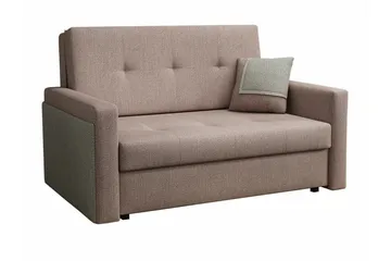 Denegal 2-sits Bäddsoffa NO_BRAND Brown - Møbler - Sofaer - Sovesofaer - 2 seters sovesofa