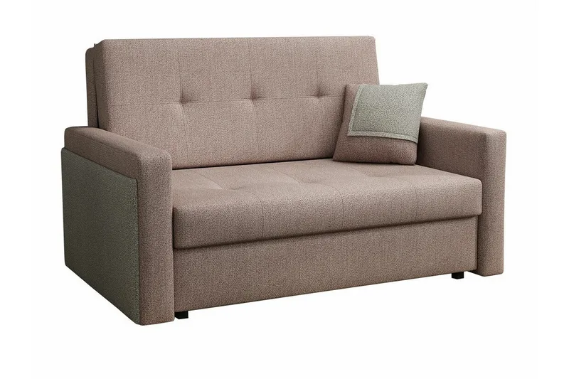 Denegal 2-sits Bäddsoffa NO_BRAND Brown - Møbler - Sofaer - Sovesofaer - 2 seters sovesofa