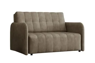 Denegal 2-sits Bäddsoffa NO_BRAND Brown - Møbler - Sofaer - Sovesofaer - 2 seters sovesofa