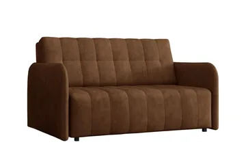 Denegal 2-sits Bäddsoffa NO_BRAND Brown - Møbler - Sofaer - Sovesofaer - 2 seters sovesofa