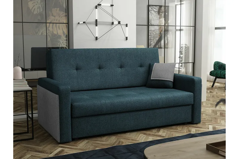 Denegal 2-sits Bäddsoffa NO_BRAND Dark blue - Møbler - Sofaer - Sovesofaer - 2 seters sovesofa