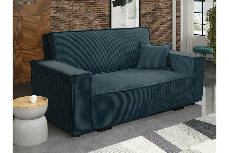 Denegal 2-sits Bäddsoffa NO_BRAND Dark blue - Møbler - Sofaer - Sovesofaer - 2 seters sovesofa