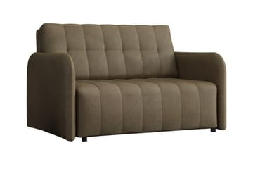 Denegal 2-sits Bäddsoffa NO_BRAND Dark brown - Møbler - Sofaer - Sovesofaer - 2 seters sovesofa