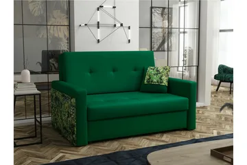 Denegal 2-sits Bäddsoffa NO_BRAND Dark green - Møbler - Sofaer - Sovesofaer - 2 seters sovesofa