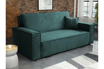 Denegal 2-sits Bäddsoffa NO_BRAND Dark green - Møbler - Sofaer - Sovesofaer - 2 seters sovesofa