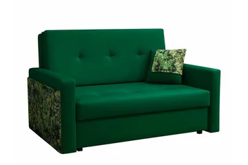 Denegal 2-sits Bäddsoffa NO_BRAND Dark green - Møbler - Sofaer - Sovesofaer - 2 seters sovesofa
