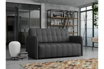 Denegal 2-sits Bäddsoffa NO_BRAND Dark grey - Møbler - Sofaer - Sovesofaer - 2 seters sovesofa