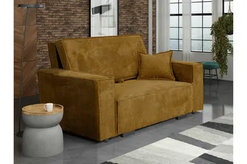 Denegal 2-sits Bäddsoffa NO_BRAND Dark yellow - Møbler - Sofaer - Sovesofaer - 2 seters sovesofa