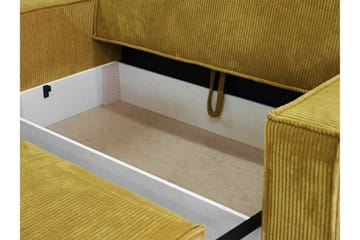 Denegal 2-sits Bäddsoffa NO_BRAND Dark yellow - Møbler - Sofaer - Sovesofaer - 2 seters sovesofa