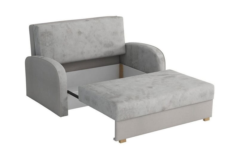 Denegal 2-sits Bäddsoffa NO_BRAND Light Blue/Dark Blue - Møbler - Sofaer - Sovesofaer - 2 seters sovesofa