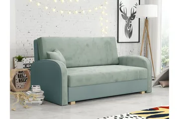 Denegal 2-sits Bäddsoffa NO_BRAND Light green - Møbler - Sofaer - Sovesofaer - 2 seters sovesofa