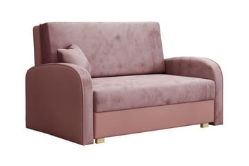 Denegal 2-sits Bäddsoffa NO_BRAND Light pink - Møbler - Sofaer - Sovesofaer - 2 seters sovesofa
