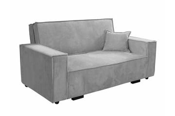 Denegal 2-sits Bäddsoffa NO_BRAND Ljusgrå - Møbler - Sofaer - Sovesofaer - 2 seters sovesofa