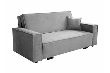 Denegal 2-sits Bäddsoffa NO_BRAND Ljusgrå - Møbler - Sofaer - Sovesofaer - 2 seters sovesofa