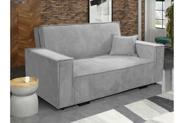 Denegal 2-sits Bäddsoffa NO_BRAND Ljusgrå - Møbler - Sofaer - Sovesofaer - 2 seters sovesofa
