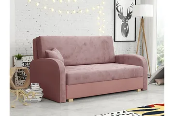 Denegal 2-sits Bäddsoffa Pink - Møbler - Sofaer - Sovesofaer - 2 seters sovesofa