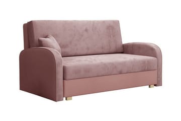 Denegal 2-sits Bäddsoffa Pink - Møbler - Sofaer - Sovesofaer - 2 seters sovesofa