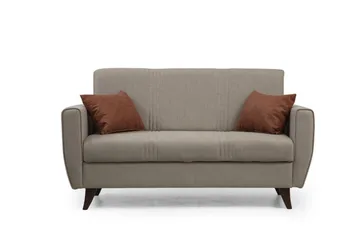 Dewan Sovesofa 2-seter - Beige - Møbler - Sofaer - Sovesofaer - 2 seters sovesofa