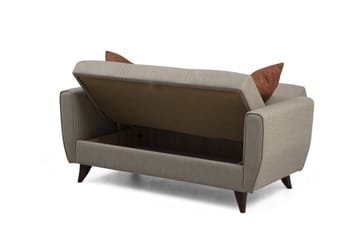 Dewan Sovesofa 2-seter - Beige - Møbler - Sofaer - Sovesofaer - 2 seters sovesofa