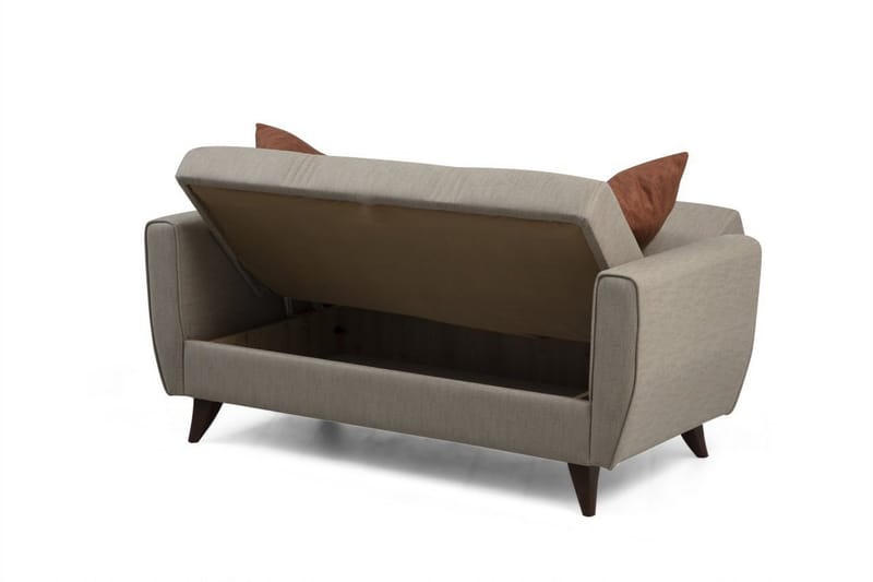 Dewan Sovesofa 2-seter - Beige - Møbler - Sofaer - Sovesofaer - 2 seters sovesofa