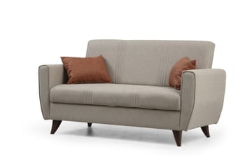 Dewan Sovesofa 2-seter - Beige - Møbler - Sofaer - Sovesofaer - 2 seters sovesofa