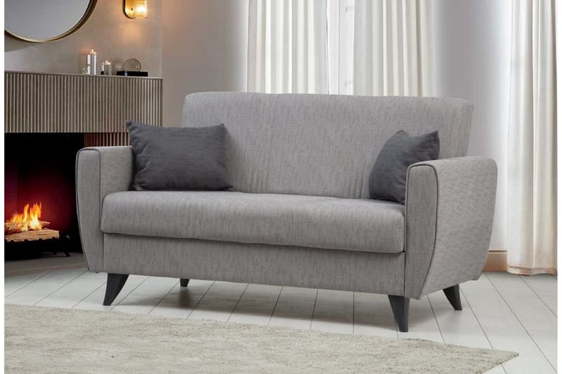 Dewan Sovesofa 2-seter - Lys grå - Møbler - Sofaer - Sovesofaer - 2 seters sovesofa
