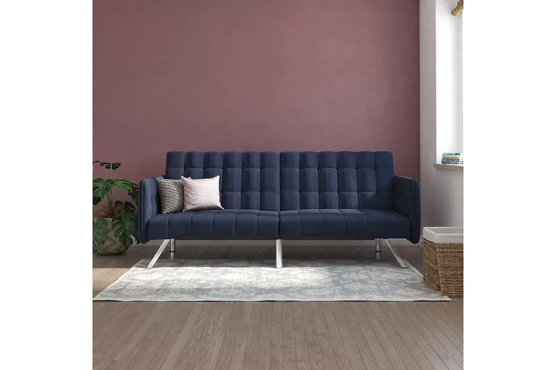 Emily Sovesofa Marineblå - Dorel Home - Møbler - Sofaer - Sovesofaer - 2 seters sovesofa