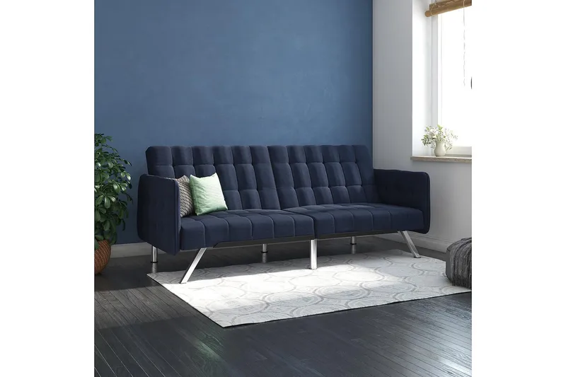 Emily Sovesofa Marineblå - Dorel Home - Møbler - Sofaer - Sovesofaer - 2 seters sovesofa