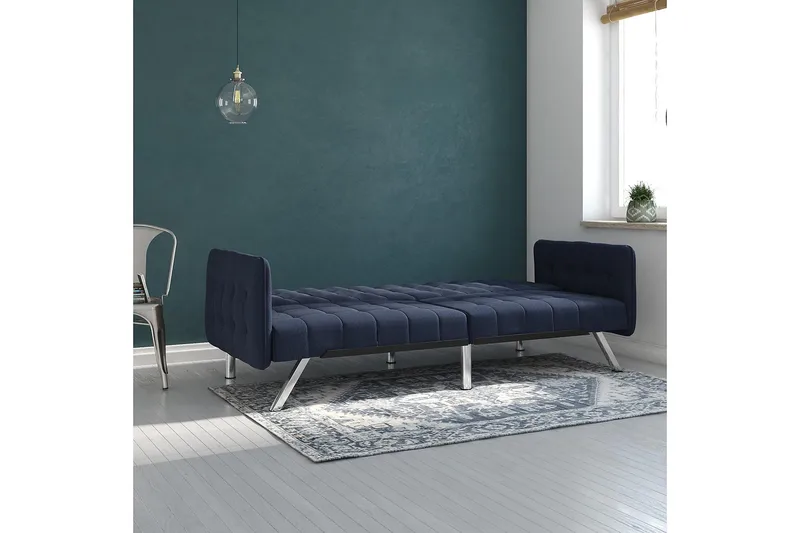 Emily Sovesofa Marineblå - Dorel Home - Møbler - Sofaer - Sovesofaer - 2 seters sovesofa