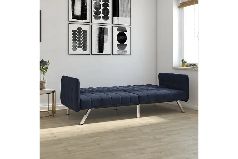 Emily Sovesofa Marineblå - Dorel Home - Møbler - Sofaer - Sovesofaer - 2 seters sovesofa