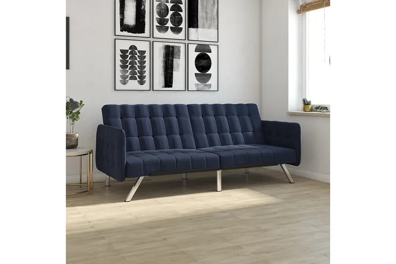 Emily Sovesofa Marineblå - Dorel Home - Møbler - Sofaer - Sovesofaer - 2 seters sovesofa