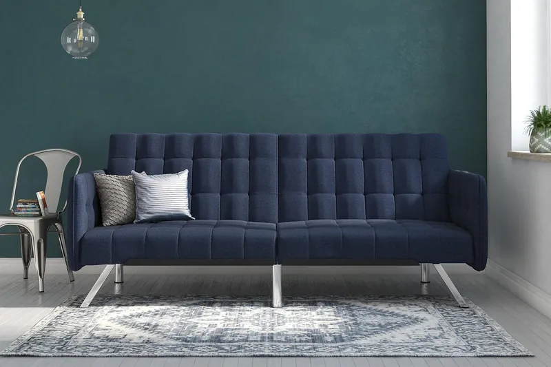 Emily Sovesofa Marineblå - Dorel Home - Møbler - Sofaer - Sovesofaer - 2 seters sovesofa